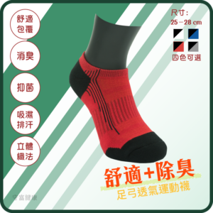 SF017-直條紋男士運動短襪